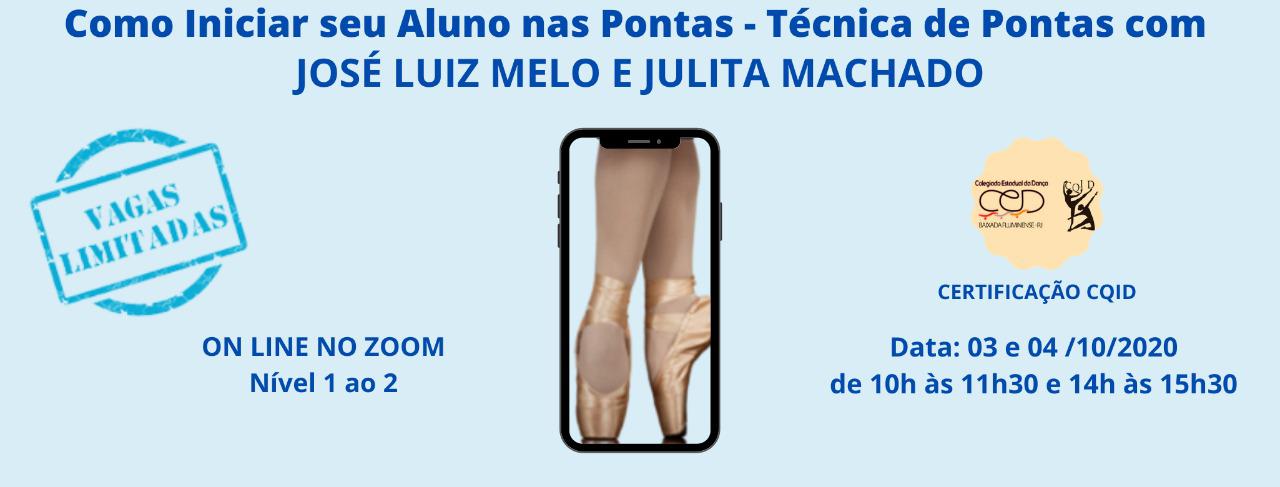 Como Iniciar seu Aluno nas Pontas - Técnica de Pontas Nível 1 ao 2 com José Luiz Melo e Julita Machado