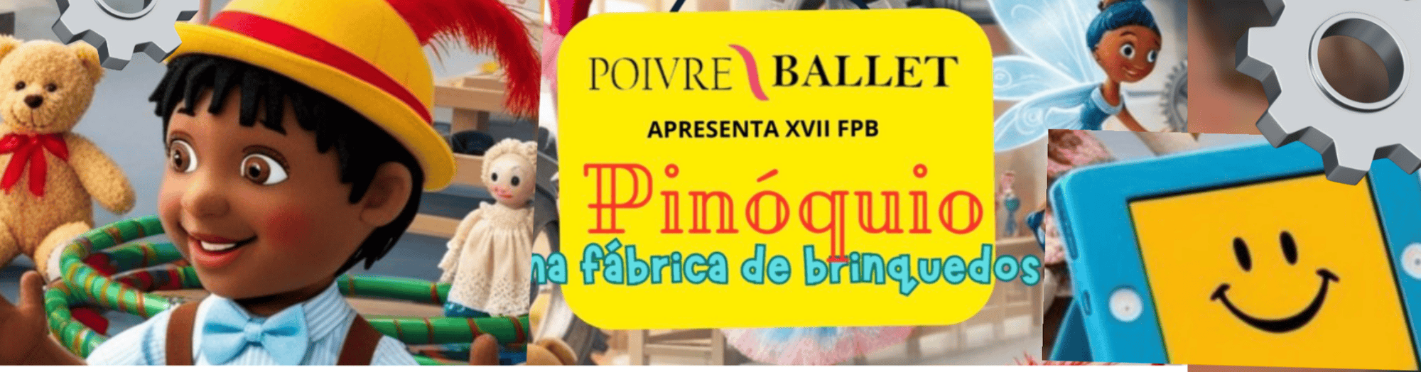 PINÓQUIO NA FÁBRICA DE BRINQUEDOS