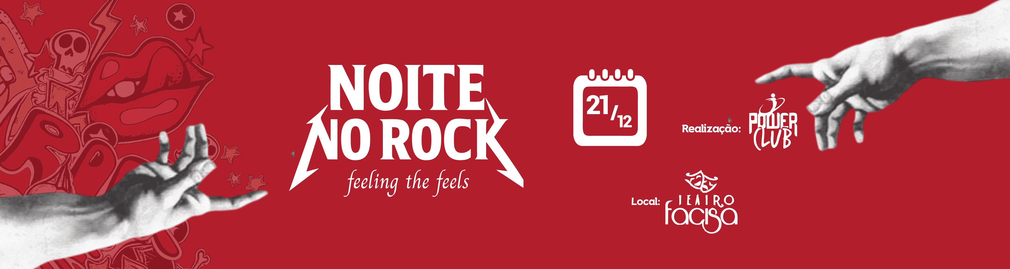 Dia 21/12 - NOITE NO ROCK 20H - 2ª SESSÃO